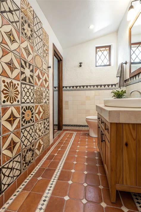 17+ Inspiring Saltillo Tile Bathroom Ideas