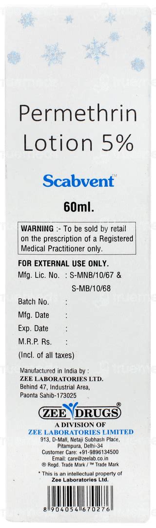 Scabvent Lotion 60ML: Uses, Side Effects, Price & Substitutes