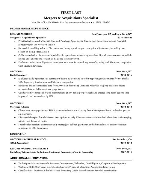 4 Talent Acquisition CV Examples for 2026 | Resume Worded