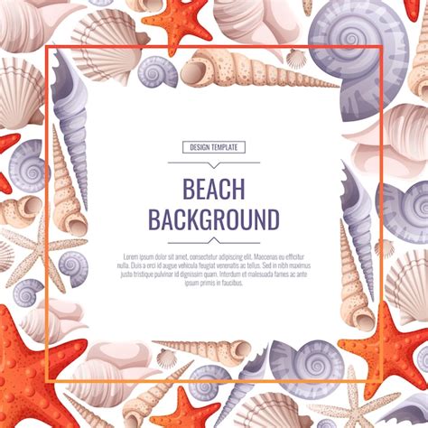 Cornice marina dell'acquerello | Vettore Gratis