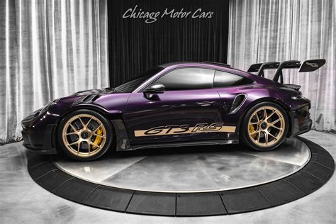 Used 2024 Porsche 911 GT3 RS Weissach Over $60k+ 9design Carbon Fiber Aero Midnight Purple ...