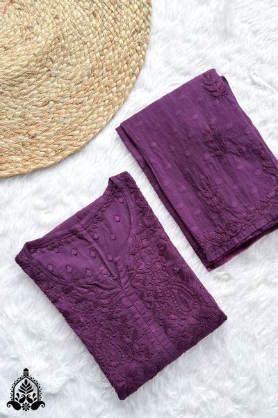 Buy Premium Cotton Co-Ords Sets for Women - Poshak Chikan Studio