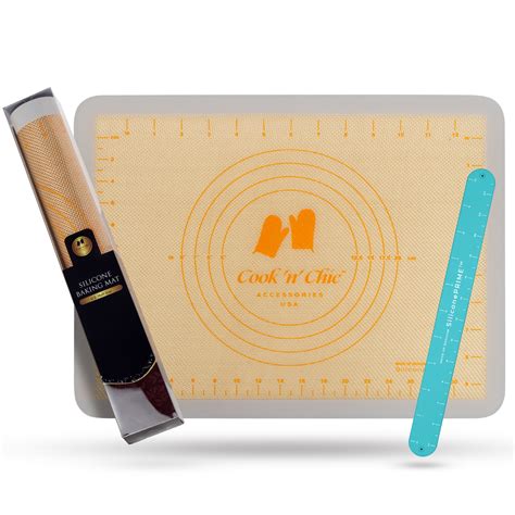 Silicone Baking Mat - Non-Stick Surface - Oven Microwave Dishwasher ...