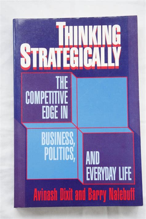 Buy Dixit: Thinking Strategically – The Competitive Edge In Business ...