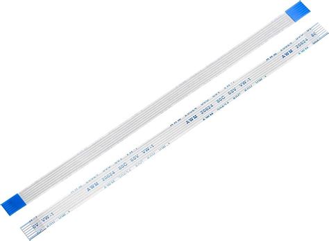 SLVC FFC Ribbon Flat Flexible Cable 6 Pin 1mm Pitch 200mm Long (A Type ...