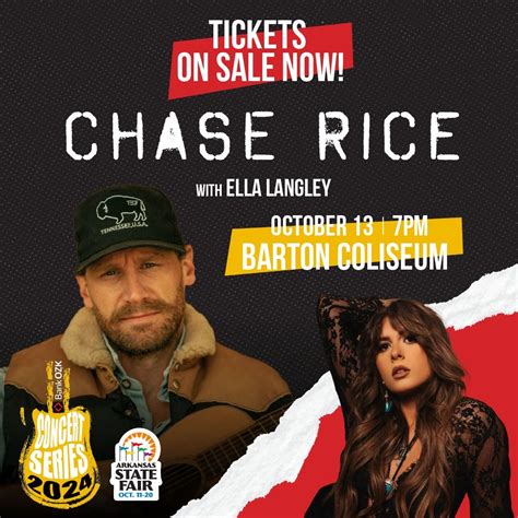 Chase Rice and Ella Langley Concert, Barton Coliseum, Little Rock, 13 ...
