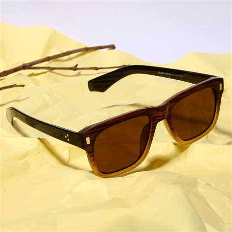 Spider Brown Rectangle Sunglasses – Shop Timeless Cool – Go Glassic