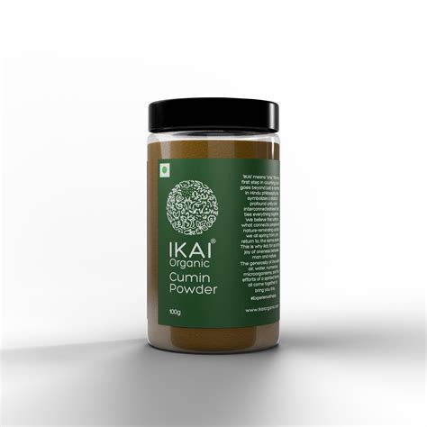 Organic Cumin Powder Jeera 100g Aromatic Spice – IKAI ORGANIC