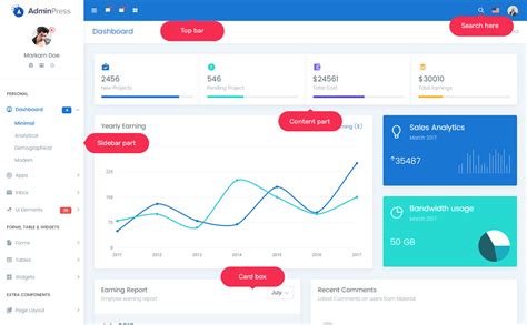 Admin Press Admin Template - The Most Complete & Trusted Bootstrap 4 ...