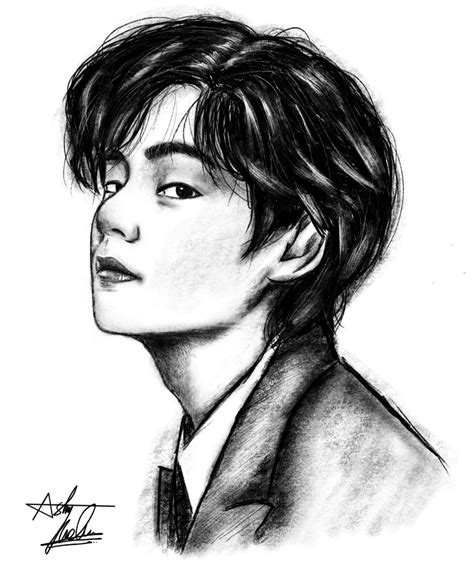 Image result for BTS Drawing Tutorial Outline