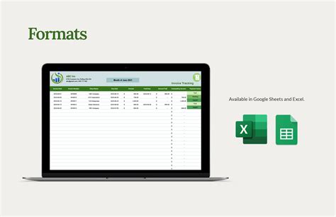 Image result for Invoice Tracking Spreadsheet Template