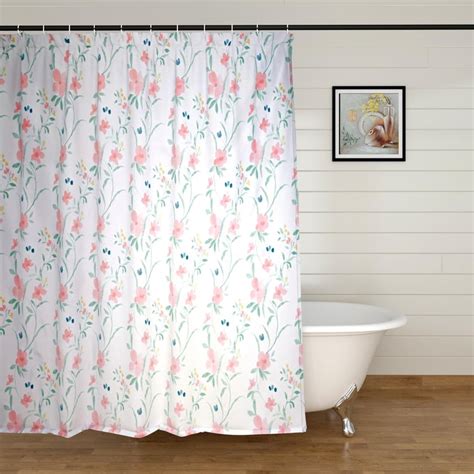 Buy Quite Nature Multicolour Printed Shower Curtain - 180x240Cm from ...