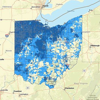 Ohio Broadband Coverage Map
