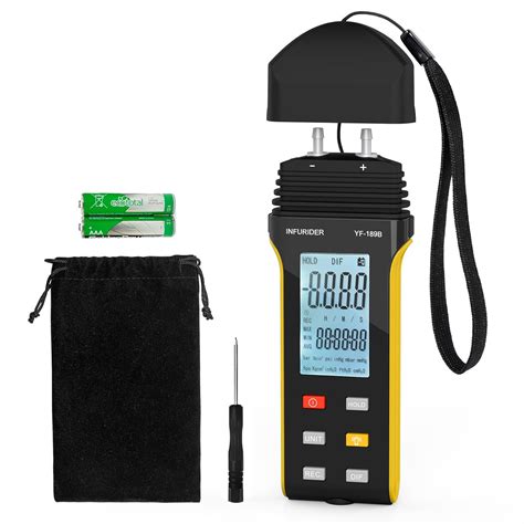 INFURIDER Manometer, HVAC Digital Manometer Gas Pressure Tester ...