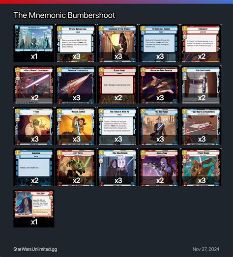 The Mnemonic Bumbershoot | Star Wars: Unlimited TCG