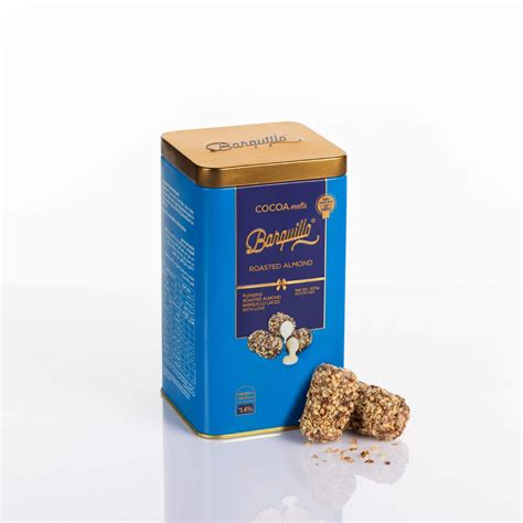 Barquillo Roasted Almond Chocolate - Tin – Cocoa Melts India