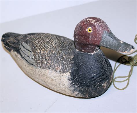 Bargain John's Antiques | Antique wood carved Duck Decoy - original ...