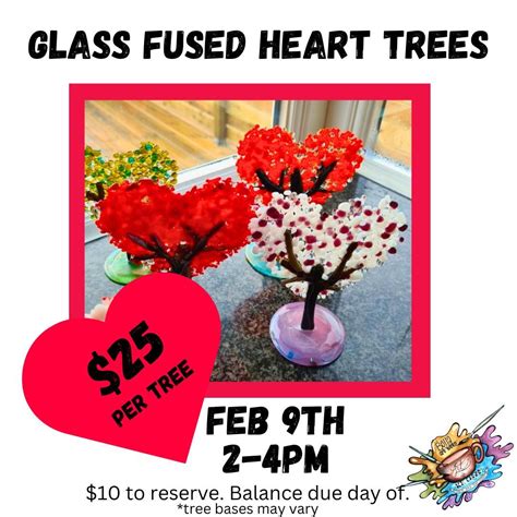 Glass Fused Heart Tree Workshop, 117 W Miner St, Yreka, CA, United ...