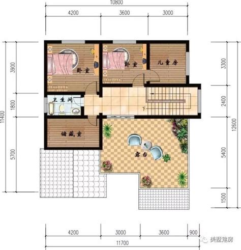 9米x12米农村自建房设计图，沉稳大气，外观美观-建房圈