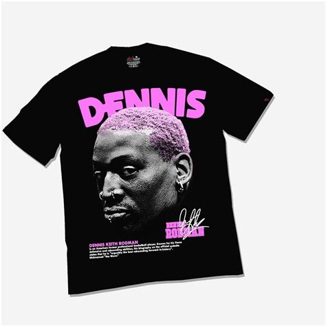 NBA Dennis Rodman Face T-Shirt | Graphic Vintage Tshirt Men Women ...