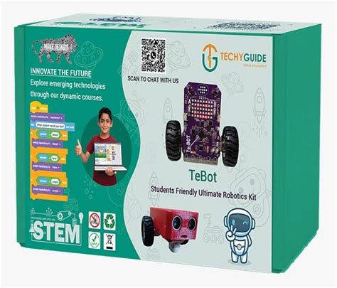 Buy Techyguide TeBot Advance Kit | Best Robotics Kit for 7+ Year Kids ...