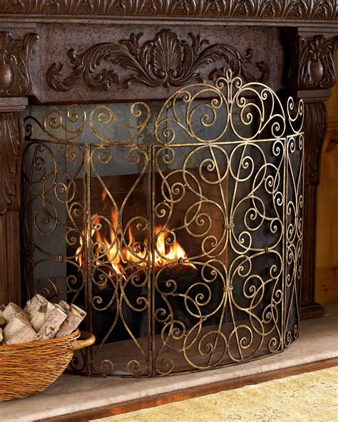 Decorative Fireplace Screens Wrought Iron | Foter