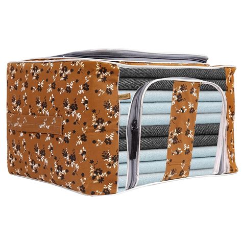 HUSLU 1 Peice 34 Liter Wardrobe organizer for clothes, Storage box for ...