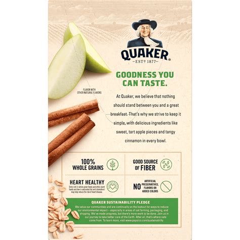 Quaker Instant Oatmeal Instructions Organic Instant Oatmeal Original