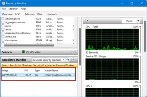 How to Find What Program Has File Open 的图像结果
