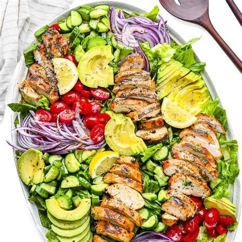 Grilled Chicken Salad (Easy In 30 Minutes!) - Wholesome Yum