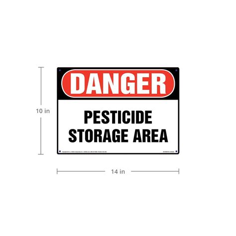 Buy Danger: Pesticide Storage Area Sign - J. J. Keller & Associates ...