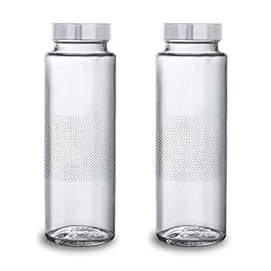 RICHABEN Glass Water Bottle, 500ml, Set of 4, White : Amazon.in: Home ...