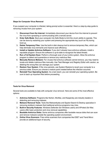 Image result for Computer Virus Removal Tutorial