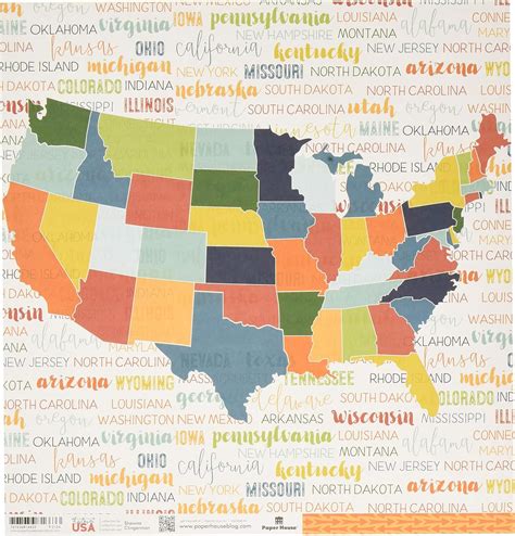 Paper House Productions Discover USA Map Paper Craft India | Ubuy