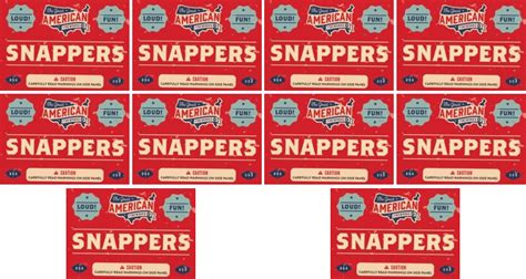 Buy 500 Party Snappers Snap Pop Pop Snapper Throwing Poppers Trick ...
