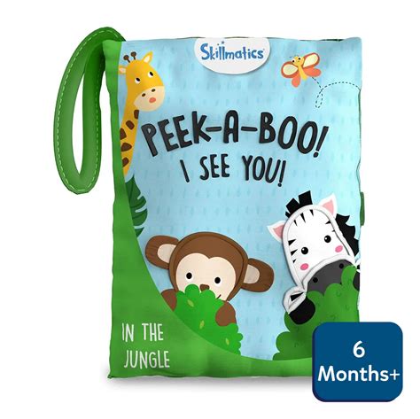 Soft Cloth Book For Babies | Peekaboo Jungle Book | Skillmatics India