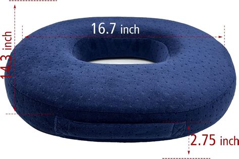 Buy Seat Cushion Memory Foam Cushion - Donut Cushion for Relief of ...