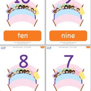 Simple Numbers 1-20 Flashcards - Super Simple