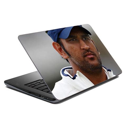 ISEE 360® Ms Dhoni Laptop Skin Cover Sticker 15.6 Inches Laminated ...