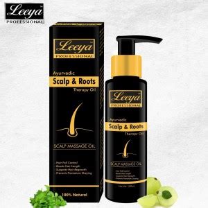 Leeya Ayurvedic Bhringraj Scalp and Roots Therapy Oil for Hair Growth ...