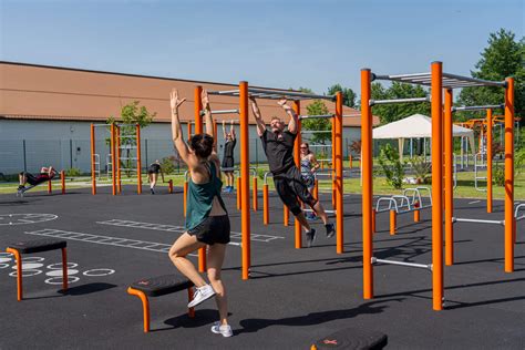 KOMPAN | Outdoor fitness in Freilassing Sportspark | Germany