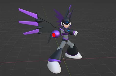 Super Bass - Megaman 3D Model by Summerforce