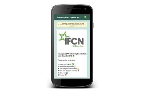 The International Fact-Checking Network launches WhatsApp chatbot to ...