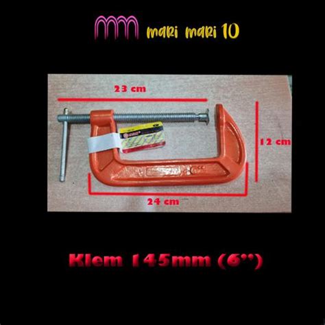 Jual Clamp C / Penjepit Catok Kayu / Klem C 6 inch JASON - Jakarta ...