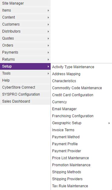 Setup Menu Display 的图像结果