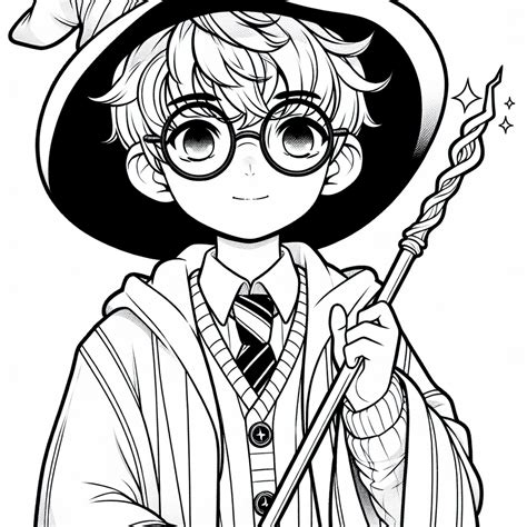 Harry Potter Cartoon Coloring Pages 31 Harry Potter Coloring Pages