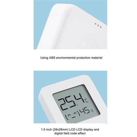 Xiaomi เครื่องวัดอุณหภูมิและความชื้น Mijia Square Temperature and ...