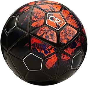 Buy Dibaco Sports CR7 Red/Black PVC Football (Size: 5_Multicolor) Pack ...