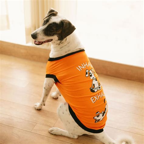 Inhale Exhale Dog T-shirt - Soft, Stylish & Fit All Breeds – Pet Set Go