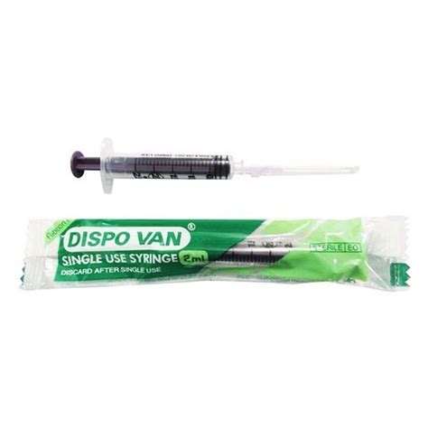 Buy Syringe 2Ml 26G W/N Dispovan | 19 Minutes Delivery | Apollo Pharmacy